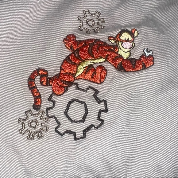 RARE🍯Vintage Winnie the Pooh 100 Acre Collection Embroidered Khaki Jacket 24 mon - Picture 2 of 6
